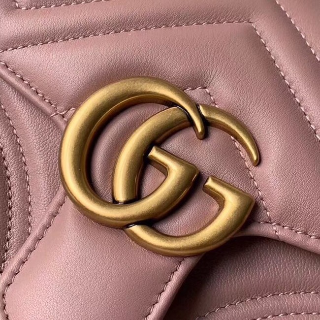 Gucci GG Marmont mini top handle bag 547260 pink