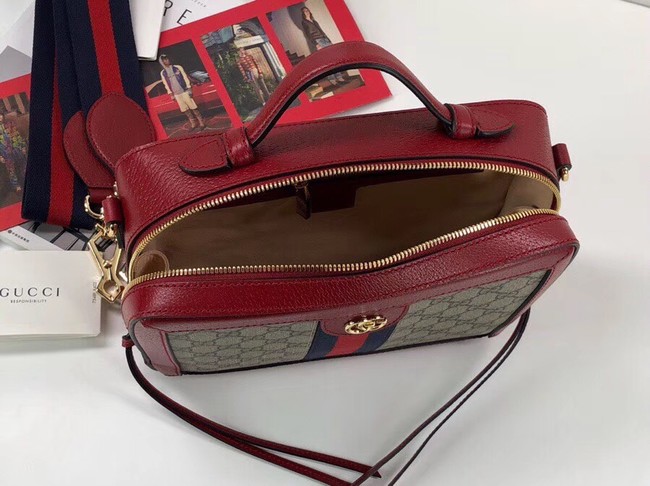 Gucci Ophidia small GG shoulder bag 550622 red