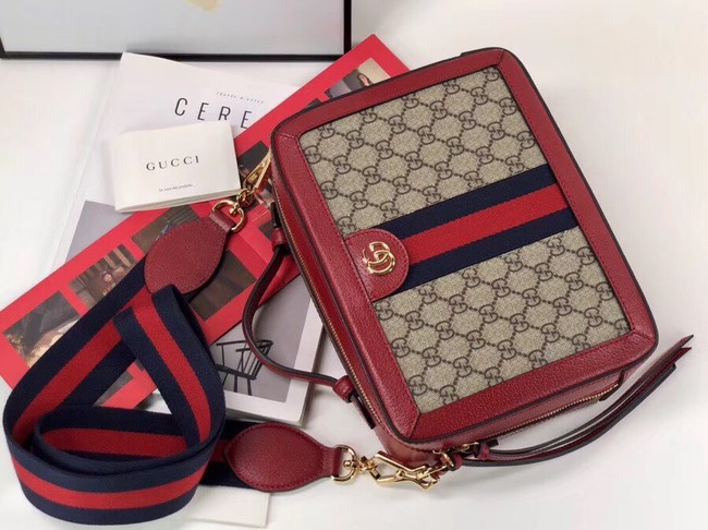 Gucci Ophidia small GG shoulder bag 550622 red