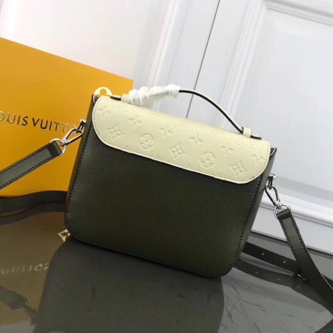 Louis Vuitton Should V Bag Saddle M53382 green&white