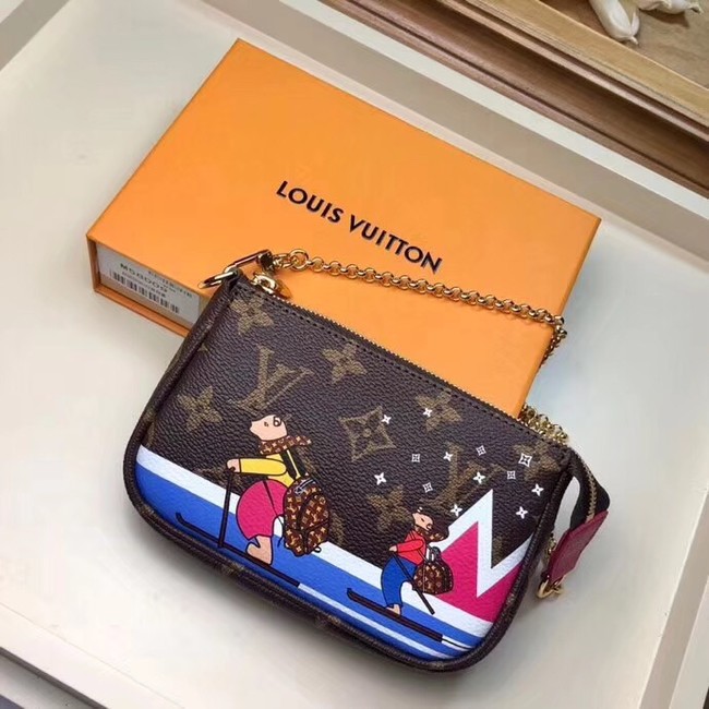 Louis Vuitton Monogram Canvas MINI POCHETTE ACCESSOIRES M58009