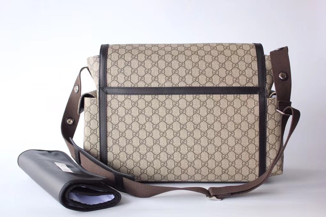 Gucci GG Supreme diaper bag 495909 brown