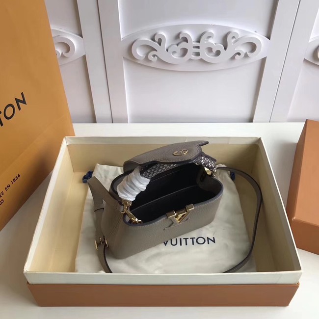 Louis vuitton original CAPUCINES MINI N94047 grey