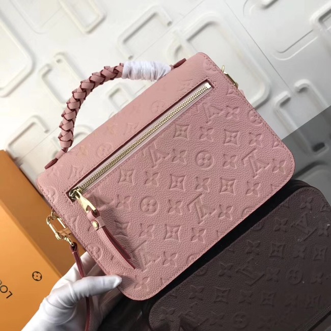 Louis vuitton original mongram empreinte POCHETTE METIS M43941 pink