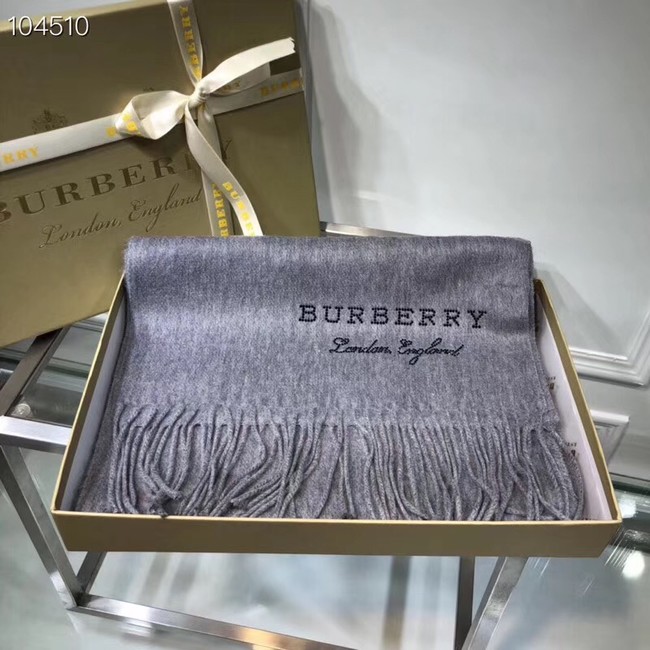 Burberry lambswool & cashmere scarf  71156 grey