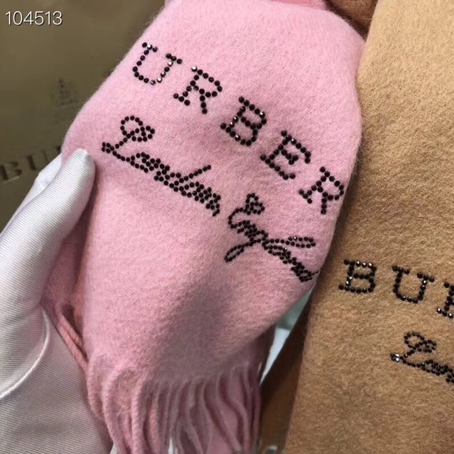 Burberry lambswool & cashmere scarf 71156 pink