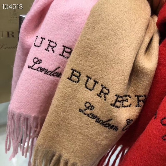 Burberry lambswool & cashmere scarf 71156 pink