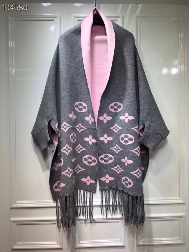 Louis vuitton lambswool & cashmere Shawl 71150 grey