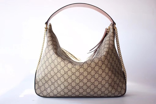 Gucci GG Supreme large hobo 477324 brown