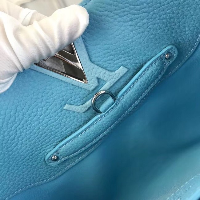 Louis Vuitton CAPUCINES PM M51384 blue