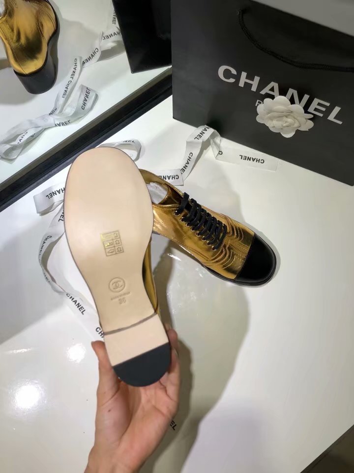 Chanel Shoes CH2442MG Gold