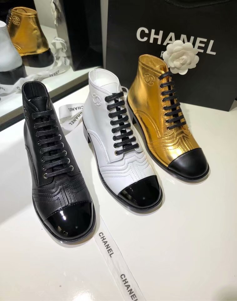 Chanel Shoes CH2442MG Gold