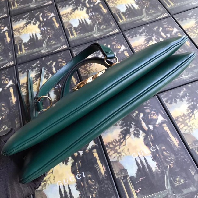 Gucci Arli large top handle bag 550130 green