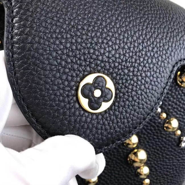 Louis Vuitton CAPUCINES PM M48864 black