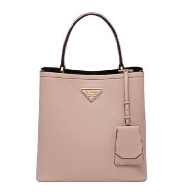 Prada Double Saffiano leather bag 1BA212 pink