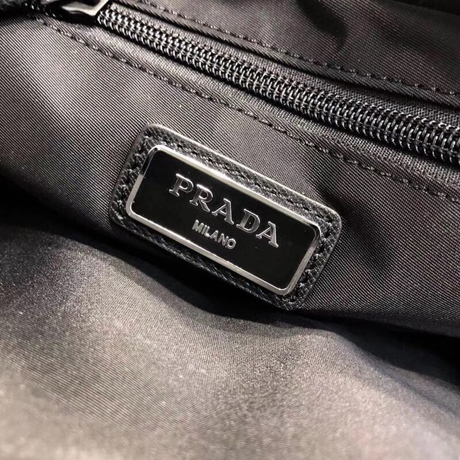 Prada Nylon and leather belt bag 1BL010 black