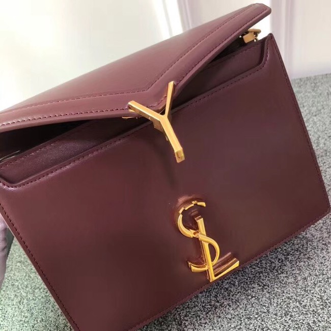 SAINT LAURENT Cassandra shoulder bag 96156 Burgundy