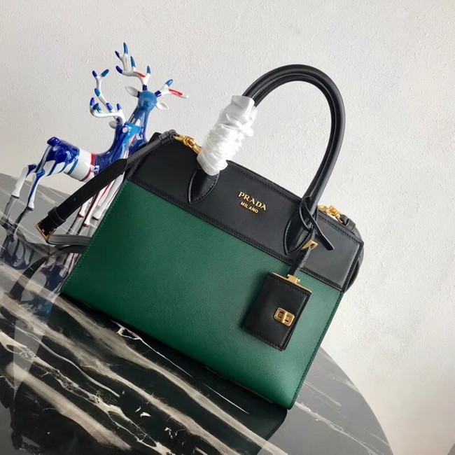 Prada Esplanade Bag 1BA046 green&black