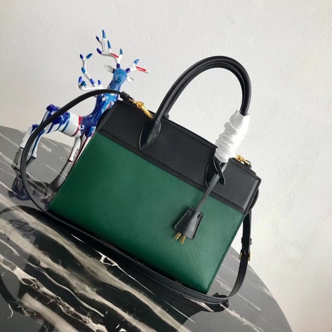 Prada Esplanade Bag 1BA046 green&black