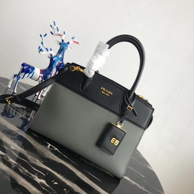 Prada Esplanade Bag 1BA046 grey&black