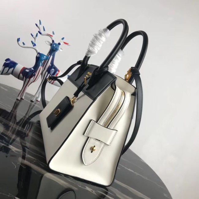 Prada Esplanade Bag 1BA046 white&black