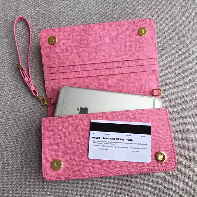 Prada Saffiano Leather Mini Bag 1HZ029 pink