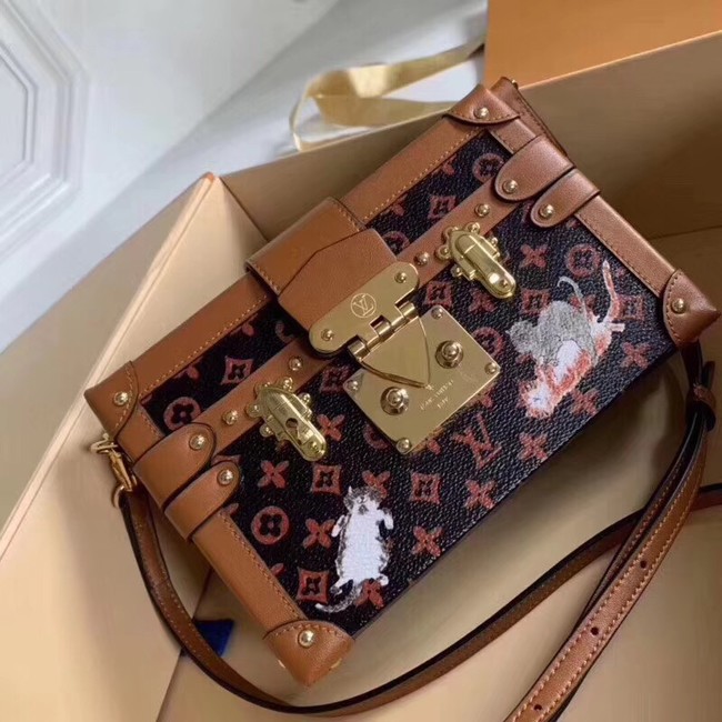 Louis Vuitton PETITE MALLE MM M53134 brown