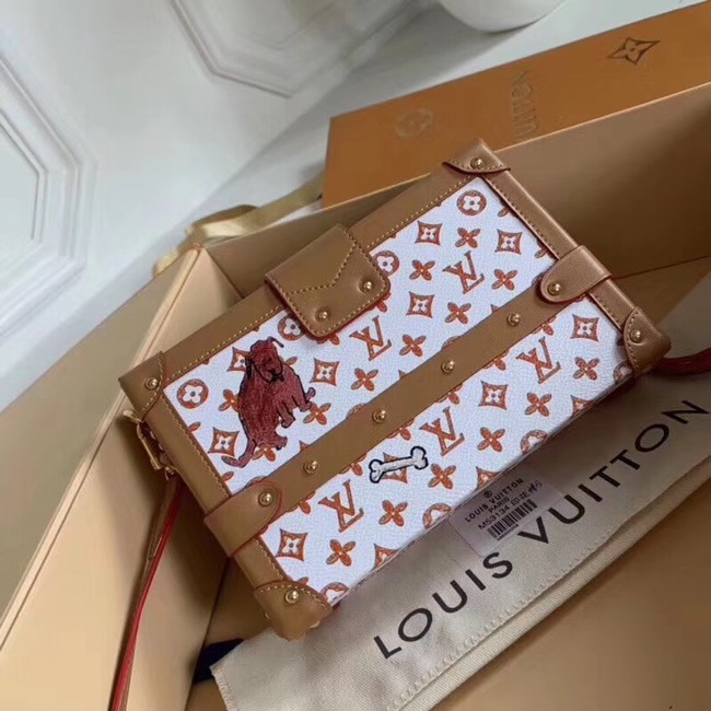 Louis Vuitton PETITE MALLE MM M53134 white