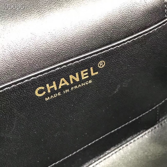 Chanel vanity case A57343 black