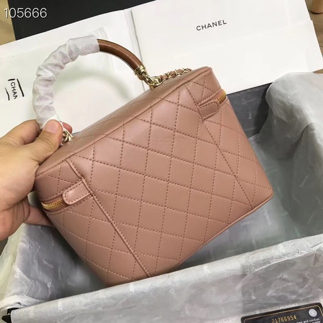 Chanel vanity case A57343 pink