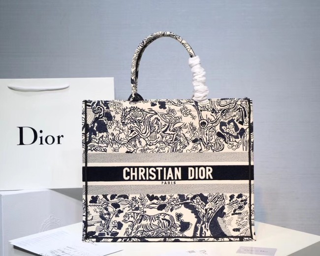 DIOR BOOK TOTE BAG TOILE DE JOUY M1286ZT