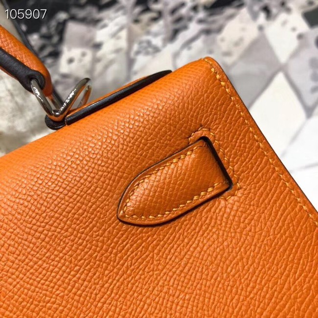 Hermes original Kelly Epsom Leather KL32 orange