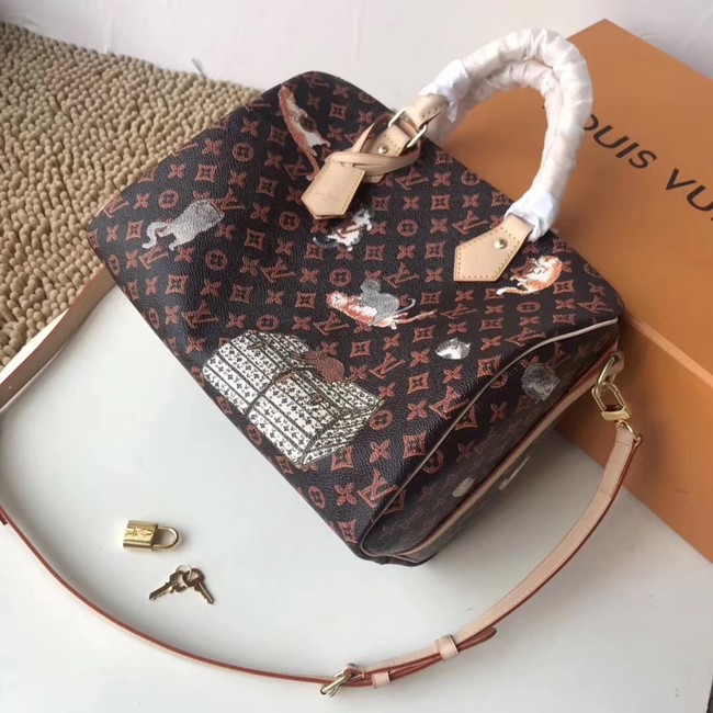 Louis Vuitton SPEEDY 30 BANDOULIERE M44401 brown