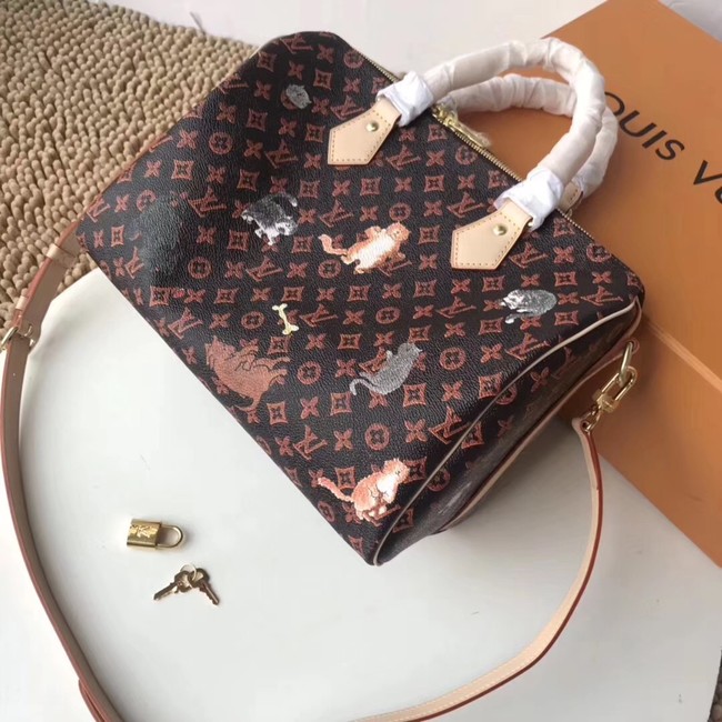 Louis Vuitton SPEEDY 30 BANDOULIERE M44401 brown