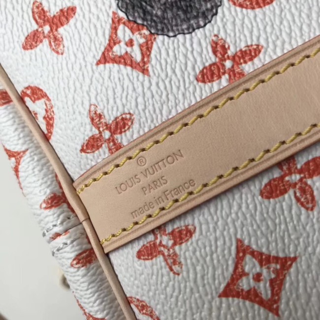 Louis Vuitton SPEEDY 30 BANDOULIERE M44401 white