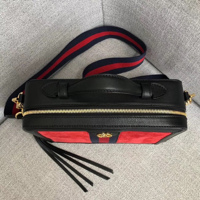 Gucci Ophidia small shoulder bag 550622 red suede