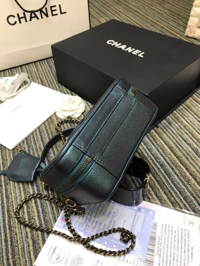 Chanel mini Vanity Case Original A93342 green