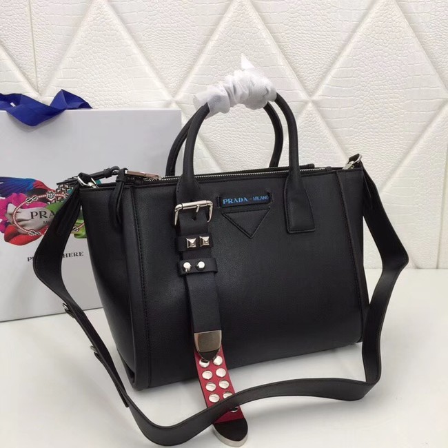 Prada Concept Leather handbag 1BA175 black