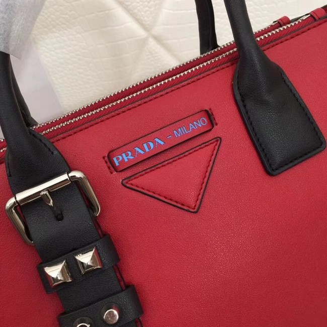 Prada Concept Leather handbag 1BA175 red