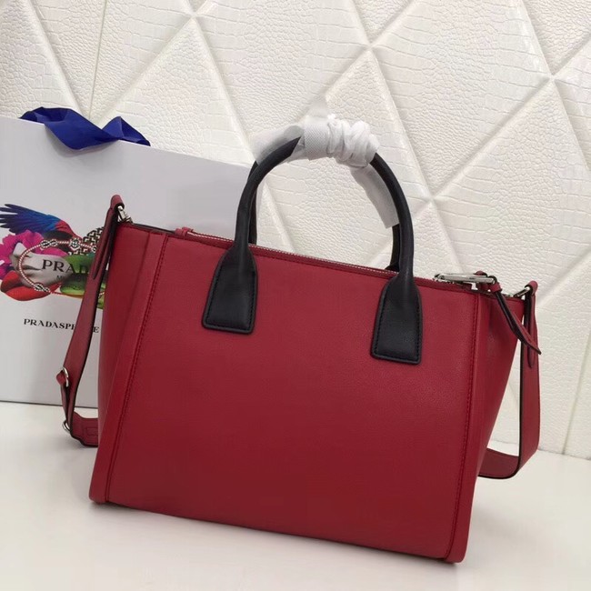 Prada Concept Leather handbag 1BA175 red