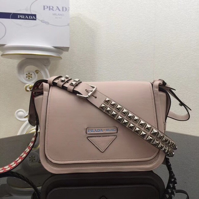 Prada Concept calf leather bag 1BD123 apricot