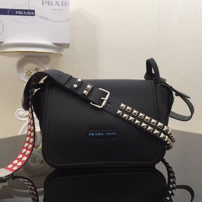 Prada Concept calf leather bag 1BD123 black