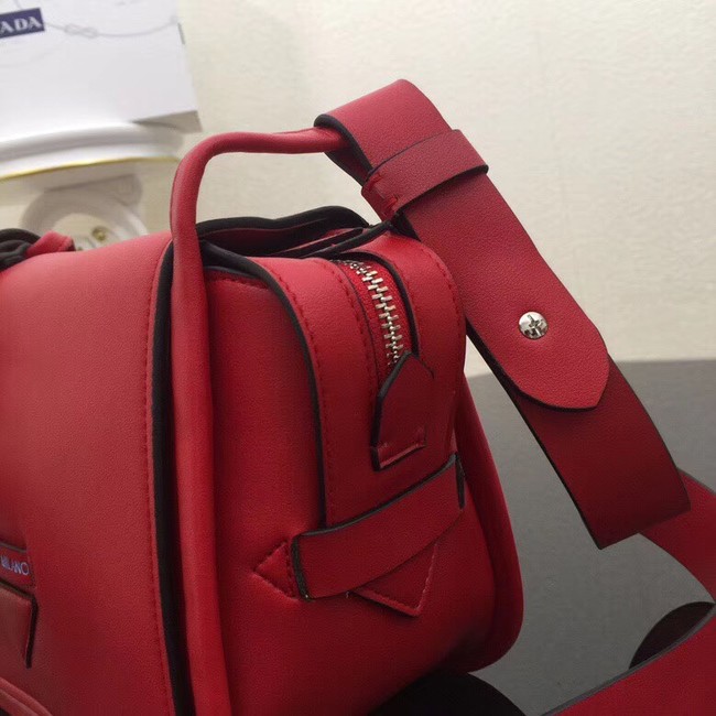 Prada Concept calf leather bag 1BD123 red