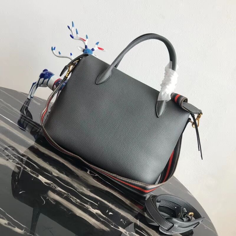 Prada Calf leather bag 1BA157 grey