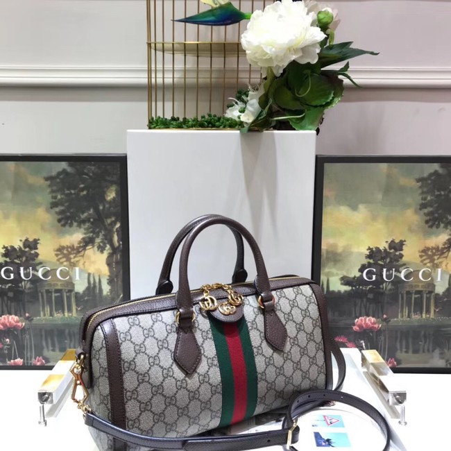 Gucci GG canvas ophidia top quality tote bag 524532 brown