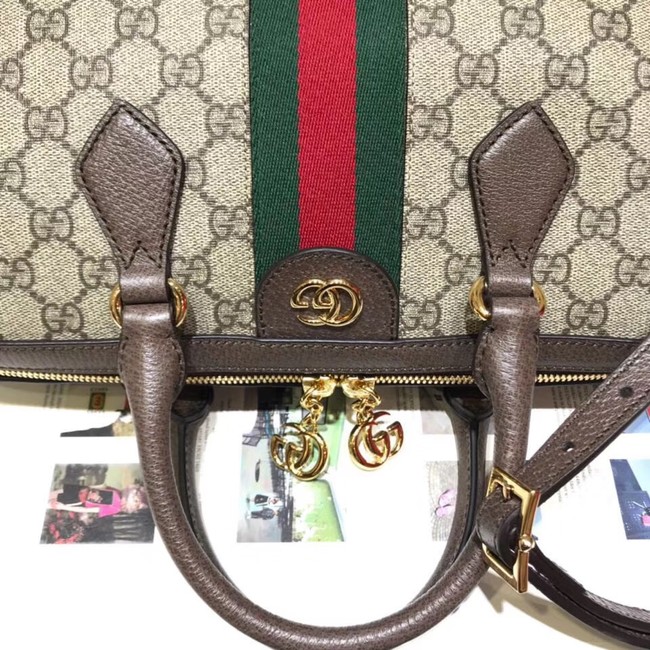 Gucci GG canvas ophidia top quality tote bag 524532 brown