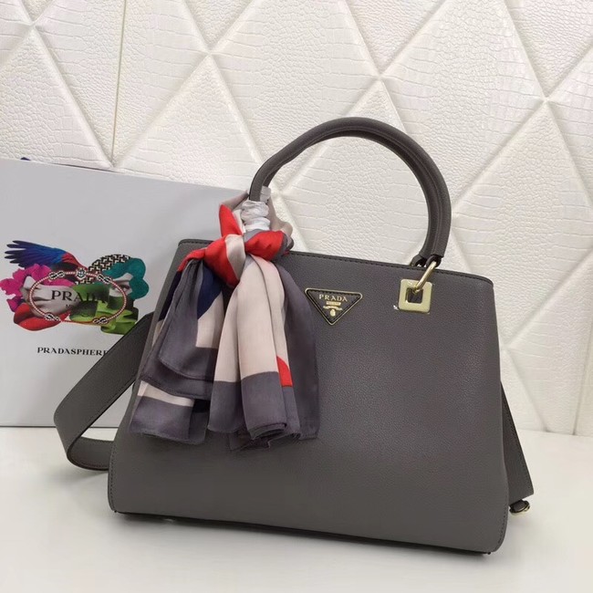 Prada Calf leather bag 2024 grey