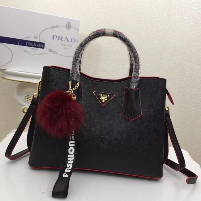 Prada Calf leather bag 56922 black