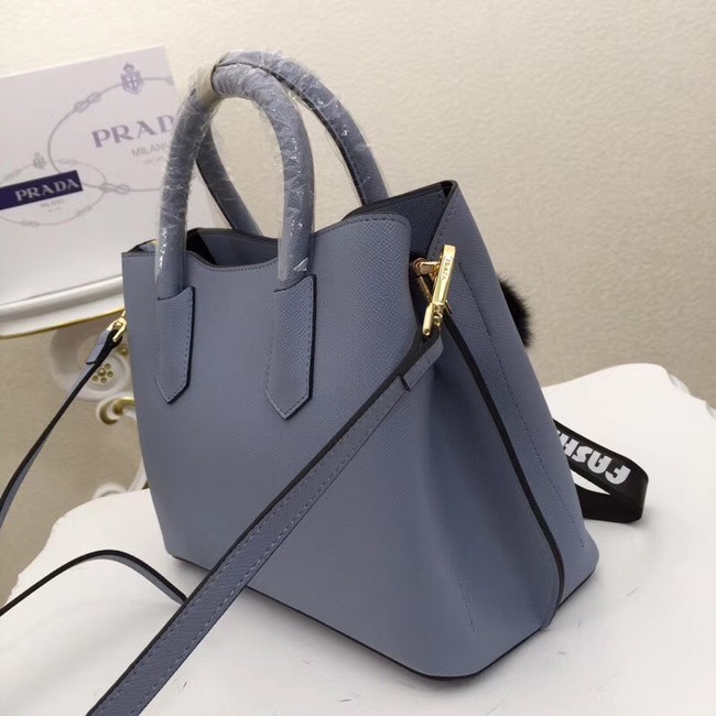 Prada Calf leather bag 56922 light blue