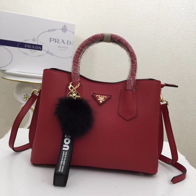 Prada Calf leather bag 56922 red